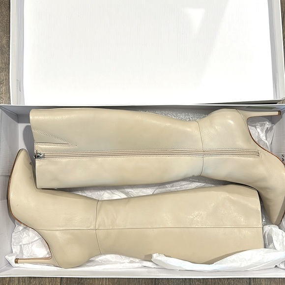 SCHUTZ Mikki Up Boot 7.5 in Eggshell - Picture 6 of 13